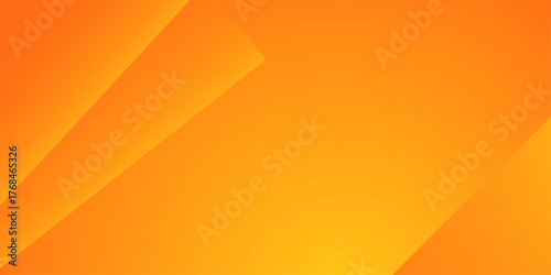 Modern gradient orange Abstract with smooth line design. orange warm tone background with simple lines. Digital technology with plexus background and space for your text. For posters, banners. vector.