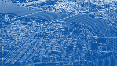 Detailed City Blueprint