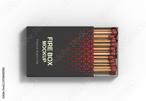 Fire Box Mockup Template