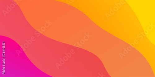 Abstract dynamic colorful gradient background. Creative wave design for branding poster, cover or brochure, flyer or banner
