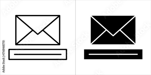 Runny nose icon, cold symptom, droplet from nostril