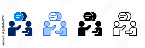 Interaction  Icon Set Different Style Collection 