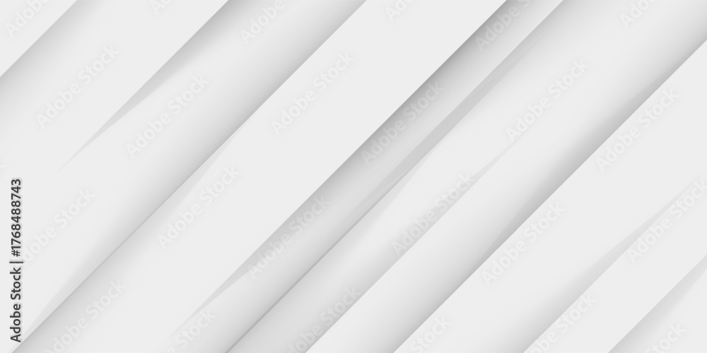 Obraz premium Abstract white background. Minimal geometric white light background