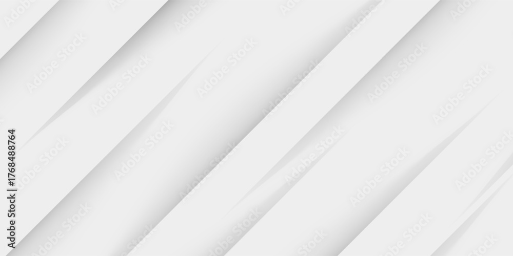 Obraz premium Abstract white background. Minimal geometric white light background