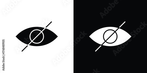 Sensitive content icon in solid silhouette set. Vector Illustration.