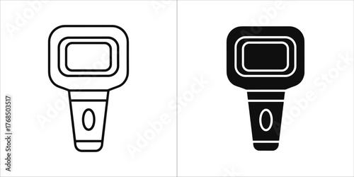 Light meter icon in outline and filled style