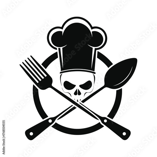 A striking high contrast abstract geometric composition featuring bold black and white elements with subtle hints of vibrant primary colors for dynamic visual impact