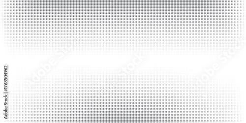 Grunge halftone gradient background. Faded grit noise texture. White and black sand wallpaper. Retro pixelated backdrop. Anime or manga style comic overlay. V