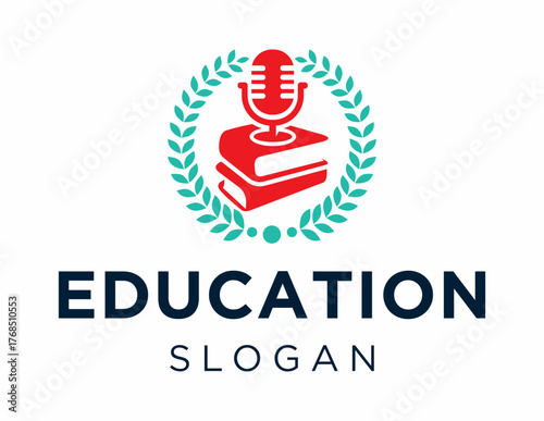 Logo about Education created using the CorelDraw application. on a white background.
