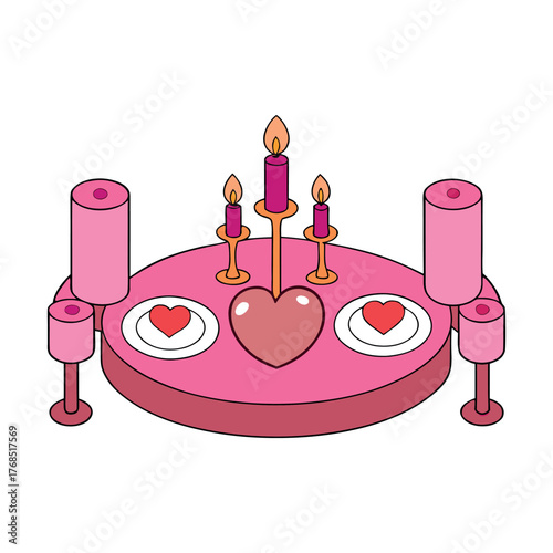 vector illustration of a set of cosmetics