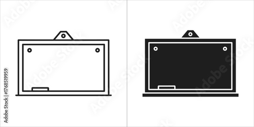 Compression icon with arrow pointing down