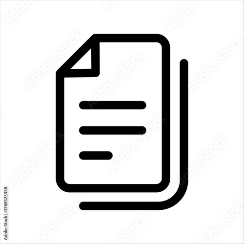 Paper Icon Illustration