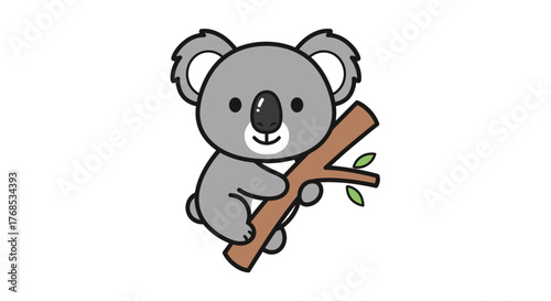A fun vector cartoon illustration of a cute brown teddy bear character and baby panda mammal art