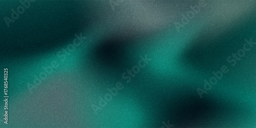 White green blurred gradient on dark grainy background, glowing light spot, copy space