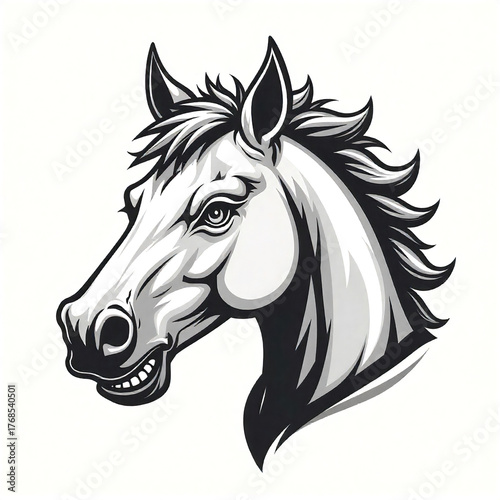 horse head vector