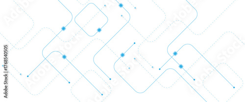 Abstract futuristic technology background. Technology background with crossed lines and dots.