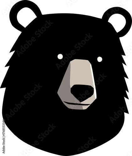 Modern professional grizzly bear logo for a sport team
Bear head outline silhouette cut out vector sticker with Simple Geometric Design of Bear Head and Bear head mascot vector for emblem design Masco