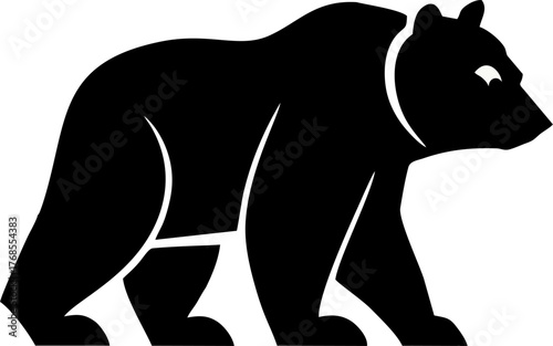 Modern professional grizzly bear logo for a sport team
Bear head outline silhouette cut out vector sticker with Simple Geometric Design of Bear Head and Bear head mascot vector for emblem design Masco