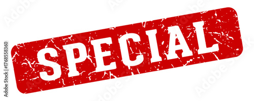 special rectangular sign. special stamp