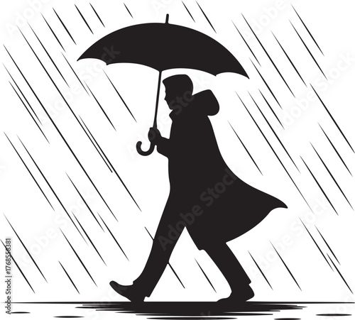 animal silhouette Logo