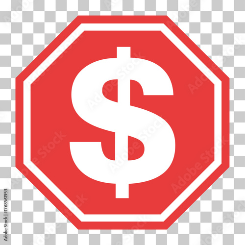 Dollar money symbol, business usa cash icon, save currency bank sign, vector illustration .