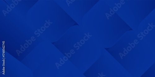 Abstract blue background with glowing geometric lines. Modern blue gradient square shape design. Futuristic technology concept. Suit for brochure, corporate, website, poster, banner,