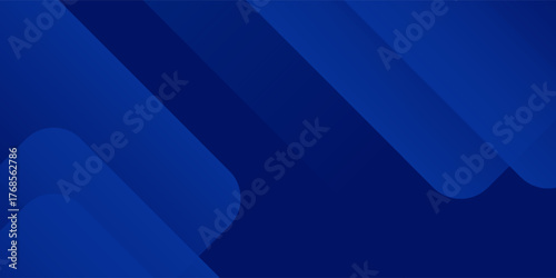 Abstract blue background with glowing geometric lines. Modern blue gradient square shape design. Futuristic technology concept. Suit for brochure, corporate, website, poster, banner,