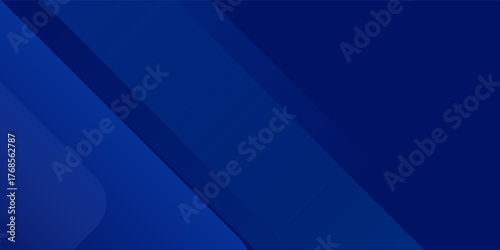 Abstract blue background with glowing geometric lines. Modern blue gradient square shape design. Futuristic technology concept. Suit for brochure, corporate, website, poster, banner,