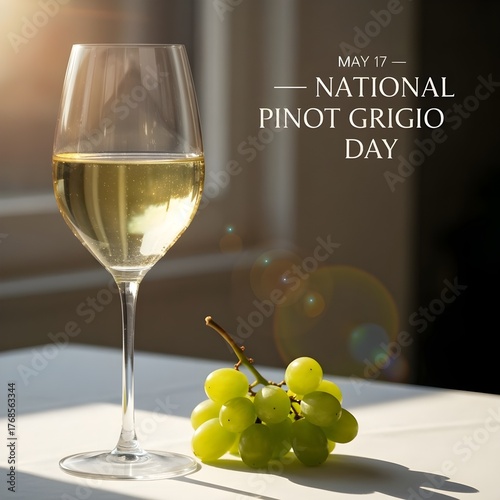 May 17 — National Pinot Grigio Day Elegant White Wine Celebration