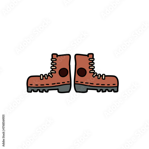 Pair of Hiking Boots Icon