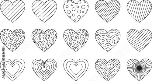 Hand Drawn Speech Bubbles and Quote Boxes Doodle Collection White Background Keywords: speech