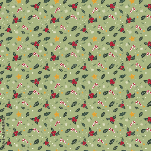 Christmas pattern design, Seamless Christmas Pattern