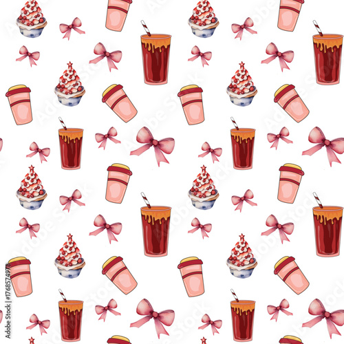 Cute Christmas Seamless Pattern