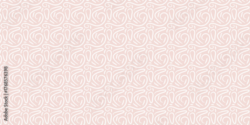 Soft Beige Abstract Paisley Seamless Pattern for Textile, Wallpaper, and Packaging Design