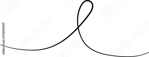 wavy line pattern with curvy abstract squiggles in a psychedelic wiggle design