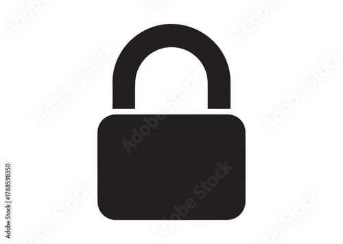 Lock icon, Lock Black vector