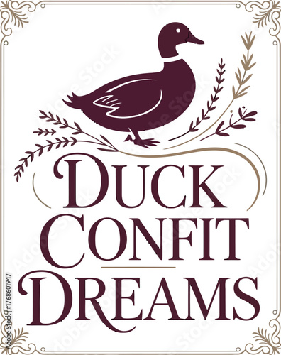 Duck Confit Dreams Elegant French Culinary Art