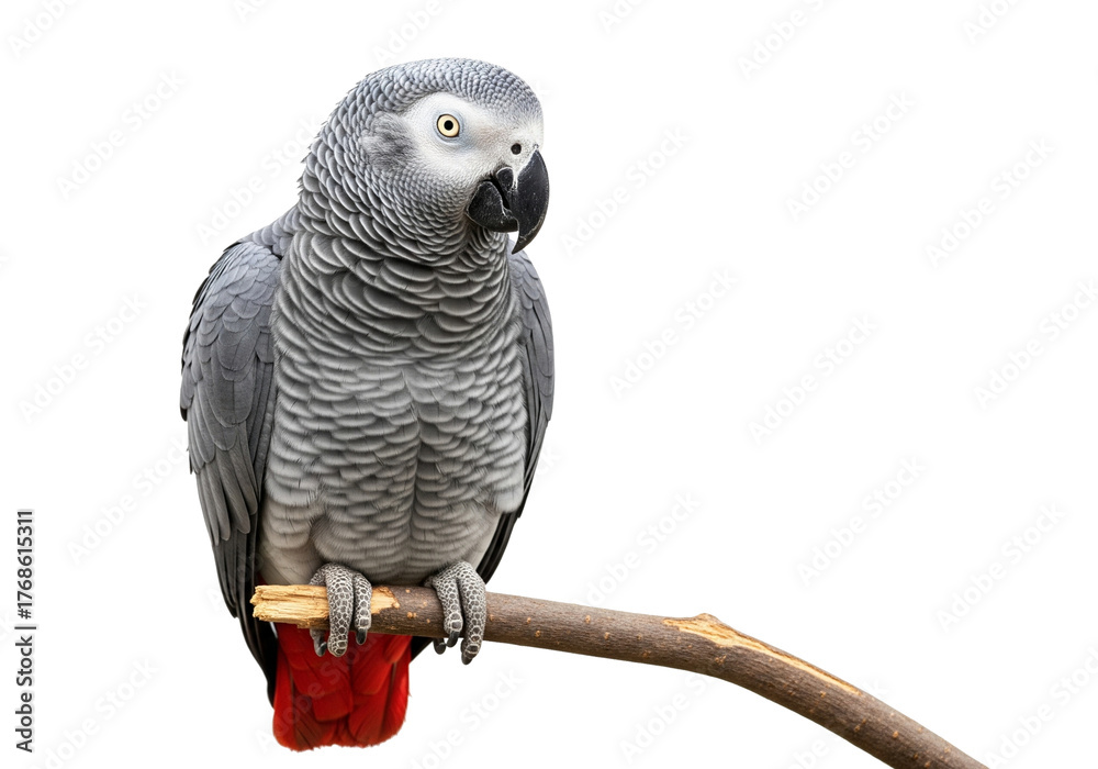 Fototapeta premium Parrot with transparent PNG background