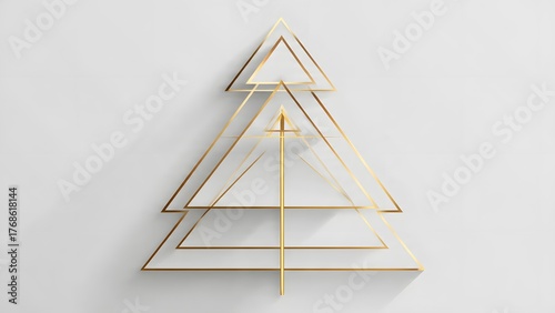 Minimalist Christmas Design clean design, gold typography