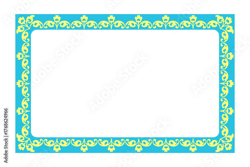 Vintage frame in a simple style. Decorative elegant frame in retro style. EPS10 Vector illustration