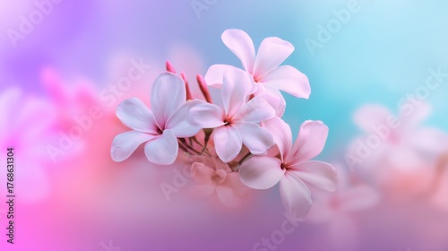 Blurred bokeh floral background light leak overlay. Soft flower bloom aesthetic. Vintage watercolor design for wedding cards, invitations. Spring or summer photo. Elegant minimalist radiography