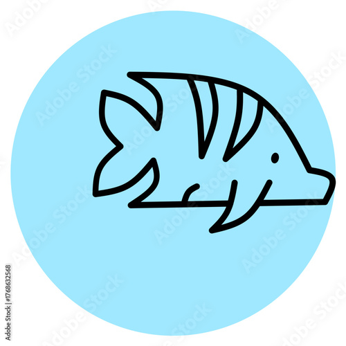 Icon Fish Vector