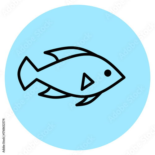 Icon Fish Vector