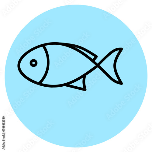 Icon Fish Vector