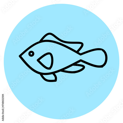 Icon Fish Vector