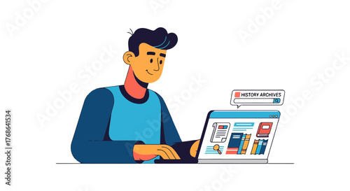 Online Search of Historical Archives Illustrates Digital Research And Data Discovery