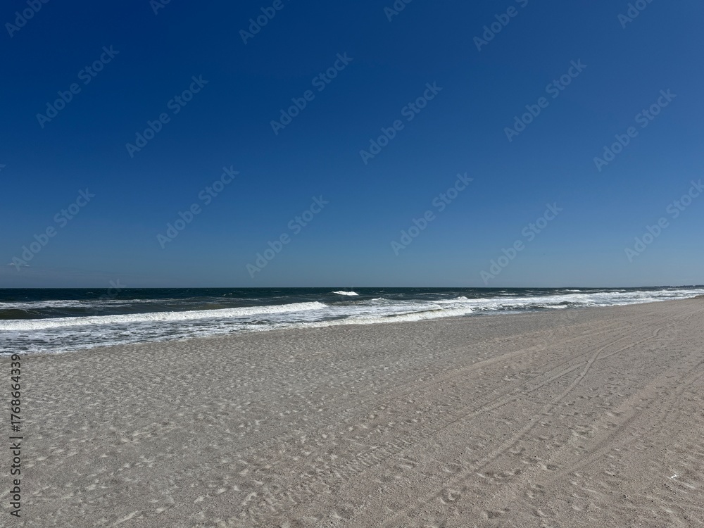 Obraz premium Plage de Floride en octobre 2025