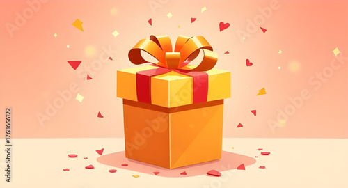 christmas, gift, boxes, background, vector, illustration, holiday, festive, decoration, present, celebration, winter, new year, xmas, joy, colorful, design, snow, merry christmas, ribbon, wrapping, pa