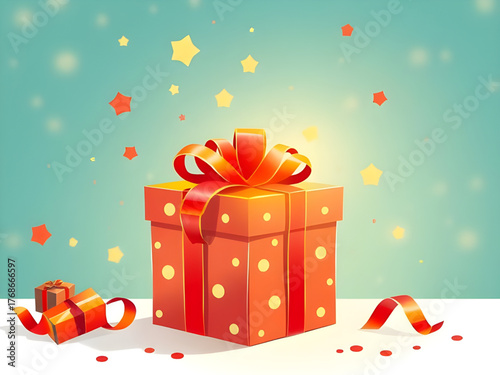 christmas, gift, boxes, background, vector, illustration, holiday, festive, decoration, present, celebration, winter, new year, xmas, joy, colorful, design, snow, merry christmas, ribbon, wrapping, pa