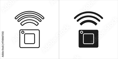 Wireless chip with signal waves
